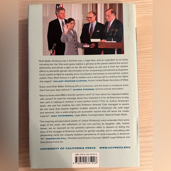 Justice, Justice Thou Shalt Pursue by Ruth Bader Ginsberg and Amanda Tyler - Picture 3 of 3